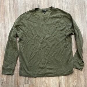 Banana Republic Olive Green Long Sleeve Shirt